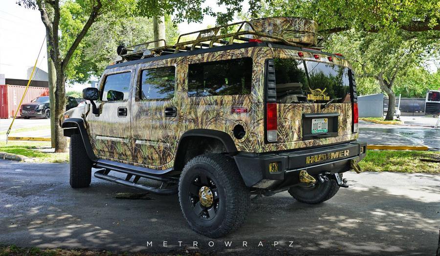  Hummer H2 Alligator Ron by MetroWrapz 2016 года  (фото 6 из 6)